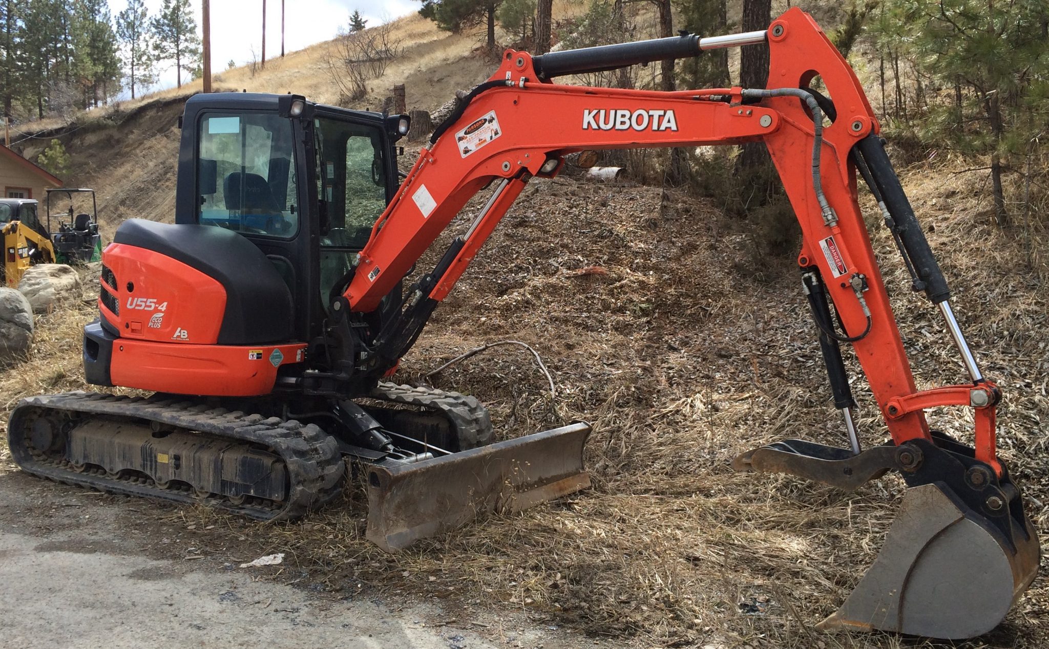 Kubota U Excavator With Enclosed Cab North Rentals